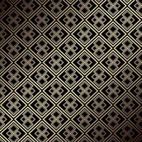elegant seamless tiled gold and black pattern design vector