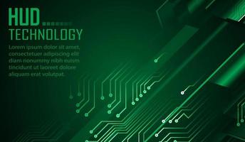 text cyber circuit future technology concept background vector