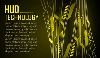 text cyber circuit future technology concept background vector