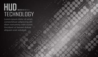 text cyber circuit future technology concept background vector