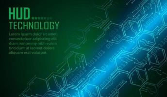 text cyber circuit future technology concept background vector