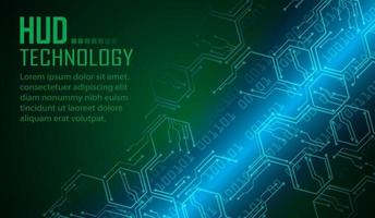 text cyber circuit future technology concept background vector