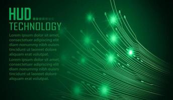 text cyber circuit future technology concept background vector