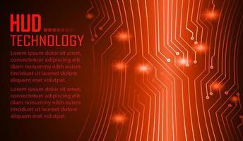 text cyber circuit future technology concept background vector