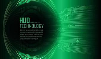 text cyber circuit future technology concept background vector