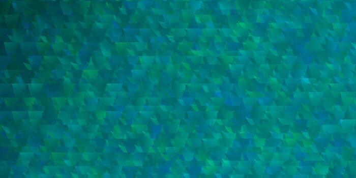 patrón de vector azul claro con líneas, triángulos.