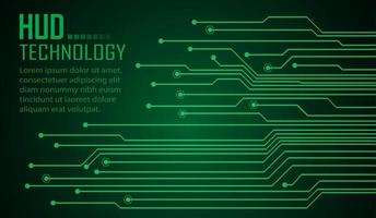 text cyber circuit future technology concept background vector