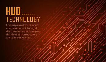 text cyber circuit future technology concept background vector