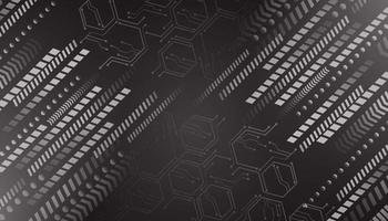 text cyber circuit future technology concept background vector