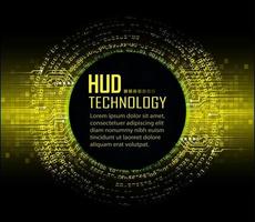 text cyber circuit future technology concept background vector