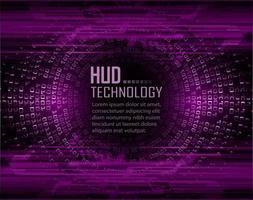 text cyber circuit future technology concept background vector