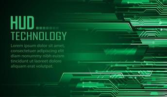 cyber circuit future technology concept background, text vector