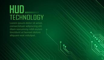 cyber circuit future technology concept background, text vector