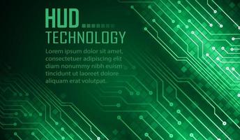 cyber circuit future technology concept background, text vector