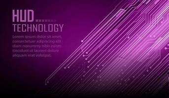 cyber circuit future technology concept background, text vector