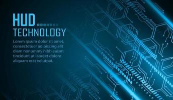 cyber circuit future technology concept background, text vector