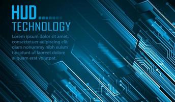 Fondo de concepto de tecnología futura de circuito cibernético, texto vector