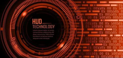 cyber circuit future technology concept background, text vector