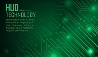 cyber circuit future technology concept background, text vector