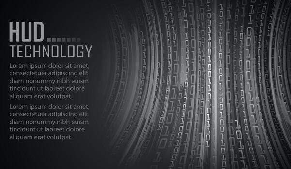 cyber circuit future technology concept background, text vector