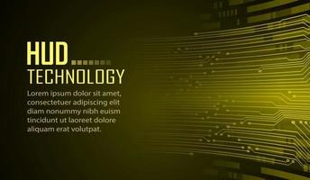 cyber circuit future technology concept background, text vector