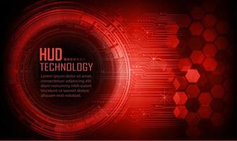 cyber circuit future technology concept background, text vector