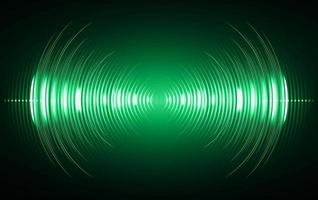 Sound waves oscillating dark light vector