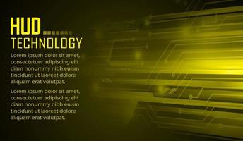 text cyber circuit future technology concept background vector