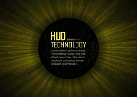 cyber circuit future technology concept background, text vector