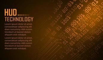 text cyber circuit future technology concept background vector