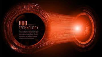 cyber circuit future technology concept background, text vector