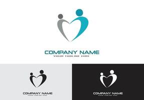 child care logo template vector