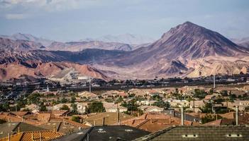 paisaje del cañón de roca roja cerca de las vegas, nevada foto