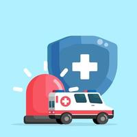 ambulance emergency life protection vector