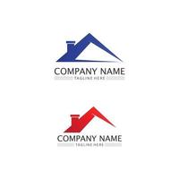 logotipo de la casa de construcción, logotipo de la casa, arquitectura y ventana, casa de propiedad