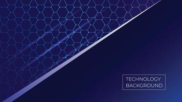 abstract blue technology background vector