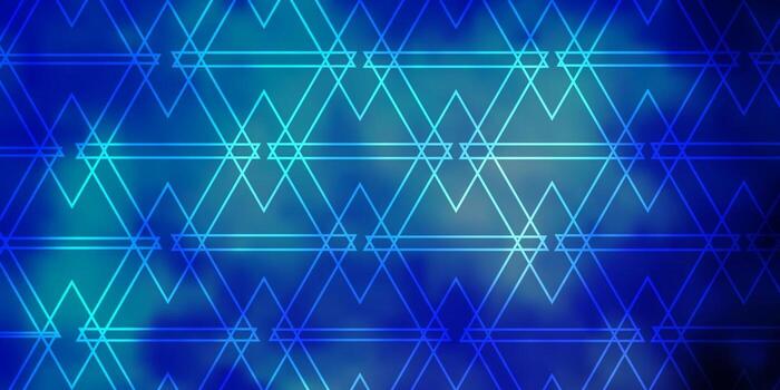 textura de vector azul claro con estilo triangular.