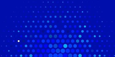 Dark BLUE vector background with circles.