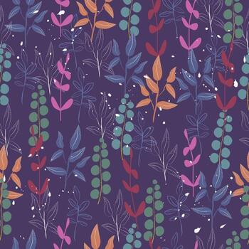 Fondo transparente de patrón de superficie de hojas de otoño abstracto vector