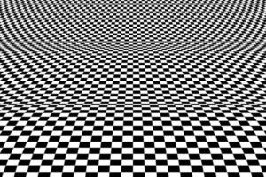 diseño decorativo del modelo del op art cuadrado abstracto del fondo de la malla. vector