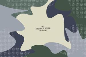 Abstract color nature theme concept of shape artwork background. vector