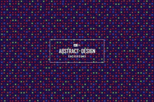 Fondo abstracto del diseño de la plantilla de las ilustraciones del cuadrado del color de la ciencia. vector