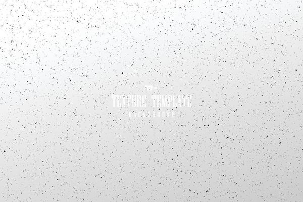 Abstract black dot dirty texture on white template background.