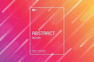 Abstract tech design of trendy stripe pattern artwork background. vector