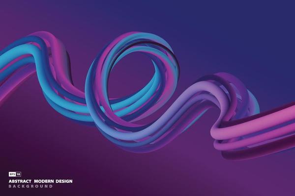 Abstract vibrant blue and violet futuristic artwork background.