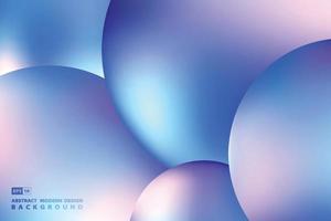 Abstract fluid orb of sphere design artwork colorful background. vector