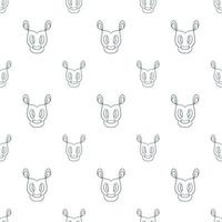 Hand-drawn  seamless repeatable patterns. Vector repeat pattern