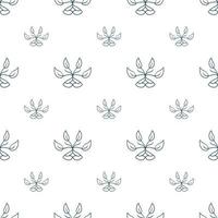 Hand-drawn  seamless repeatable patterns. Vector repeat pattern