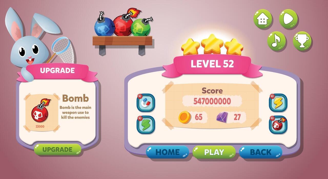 Game Menu Vector Art, Icons, and Graphics for Free Download