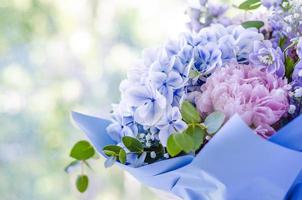 Bouquet of flowers close-up photo